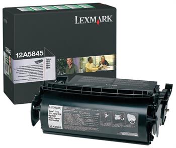 Lexmark 12A5845 Yüksek Kapasiteli Siyah Toner