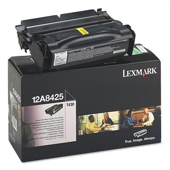 Lexmark 12A8425 Yüksek Kapasiteli Siyah Toner