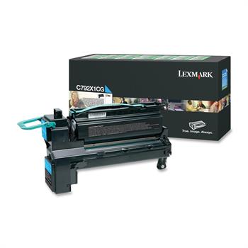 Lexmark C792X1CG Ekstra Yüksek Kapasiteli Mavi Toner